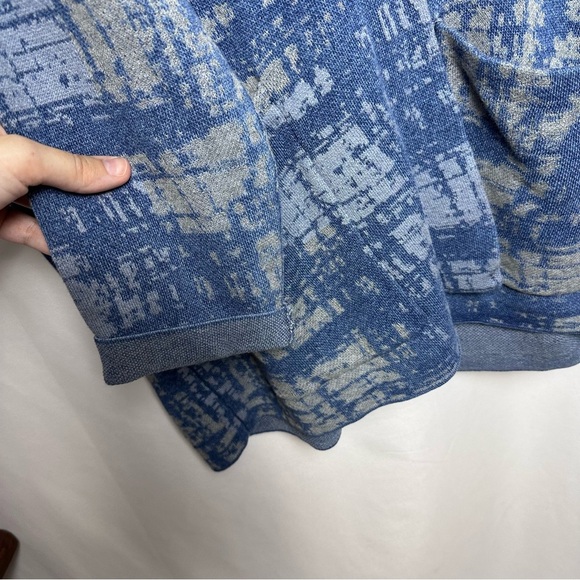 J. Jill Pure Jill Indigo Artisanal Open Cardigan sz 1X - Picture 9 of 12